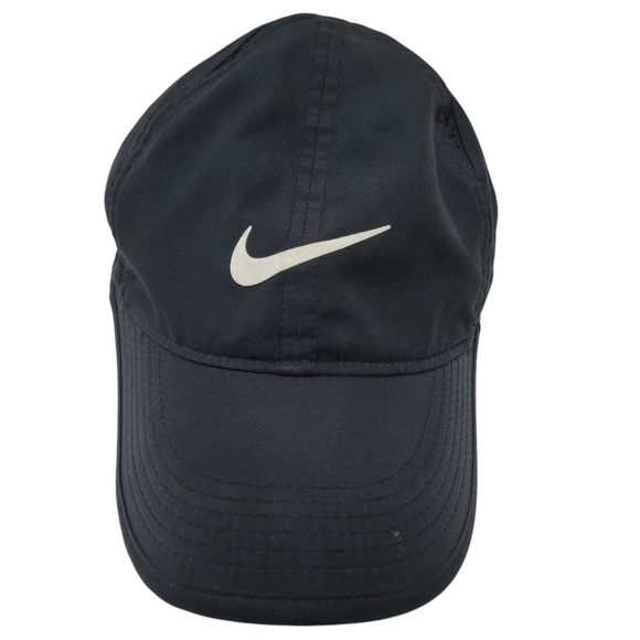 Nike FeatherLight Dri-Fit Hat Cap Black Toddler Tennis O/S. Excellent Condition - Picture 1 of 7